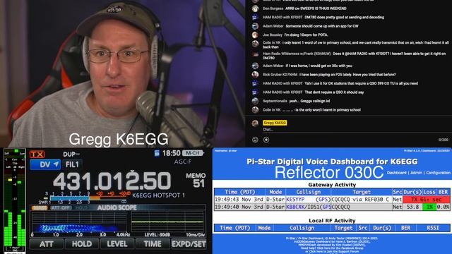 ? K6EGG 11-3-23 Fusion, DMR, DStar HF and FT8 Icom IC-9700 AND IC-7610 смотреть онлайн