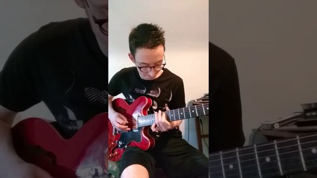Epiphone Dot blues jam смотреть онлайн