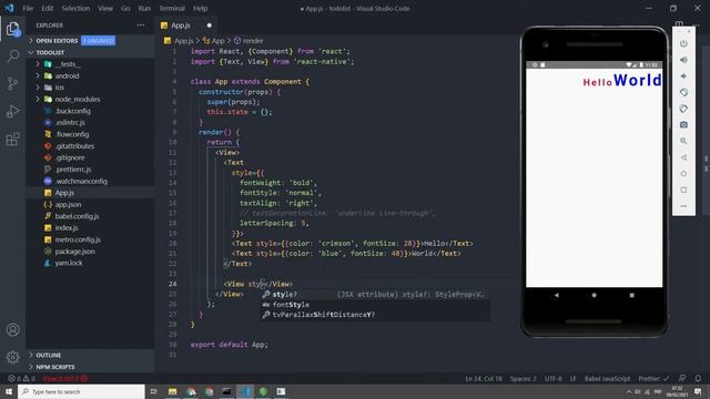 Mengenal View Component - Tutorial React Native 2021 (21/54) смотреть онлайн