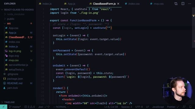 How to Convert Class Based React Component to Hooks Based Functional Component смотреть онлайн