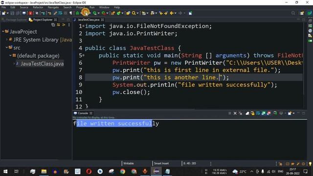Java Tutorial #85 - Java PrintWriter Class with Examples смотреть онлайн