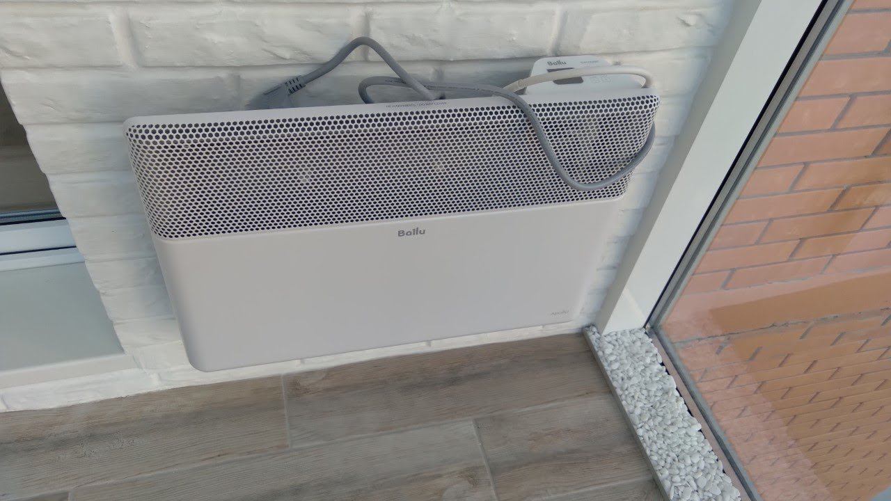 Показываю результат установки конвектора Ballu Apollo Transformer смотреть онлайн