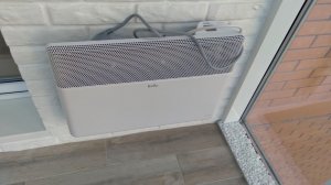 Показываю результат установки конвектора Ballu Apollo Transformer