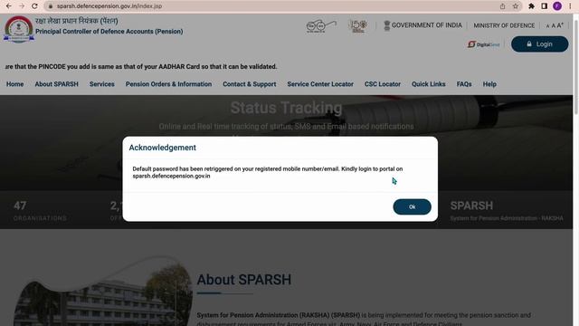 Sparsh forget password - Sparsh portal password reset process смотреть онлайн