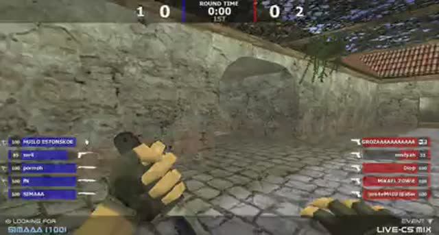 Stream cs 1.6 // 1 -vs- 2 // Live-CS Mix @ by kn1fe смотреть онлайн
