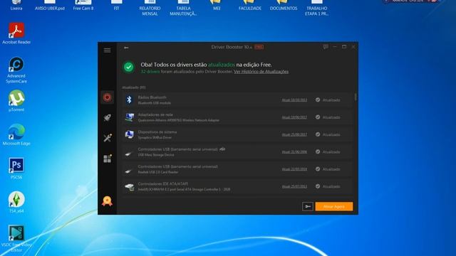 Instalar driver no computador - Driver Booster 10.4 "PRO" (SEM KEY/CRACK) Win 11/10/8.1/8/7/Vista/X смотреть онлайн