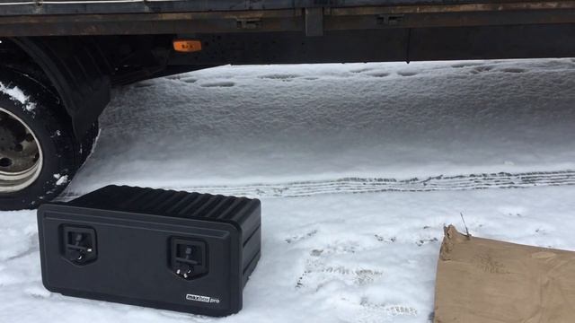 Новый бак 180л на Газель Некст, инструментальный ящик. Установка. смотреть онлайн