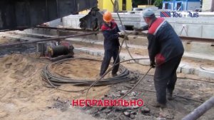 "Течи Рус": Инструкция по навеске каната.