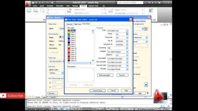 AutoCAD proper print plotting setup Class - 12 смотреть онлайн