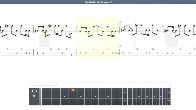 Limp Bizkit - Re-Arranged BASS GUITAR TAB смотреть онлайн