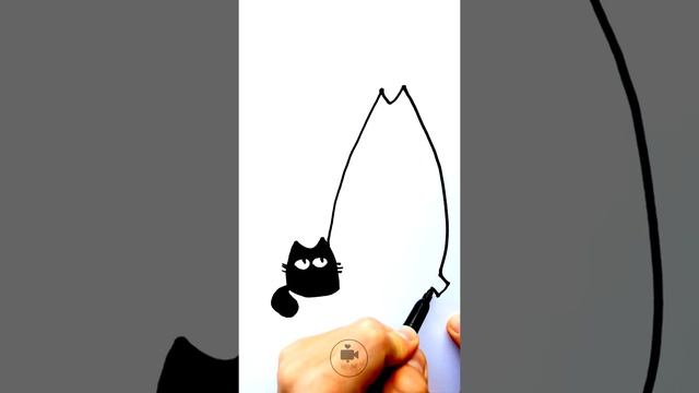 Маленький и Большой / как нарисовать кота / How to draw a cat / little and big / petit et grand смотреть онлайн