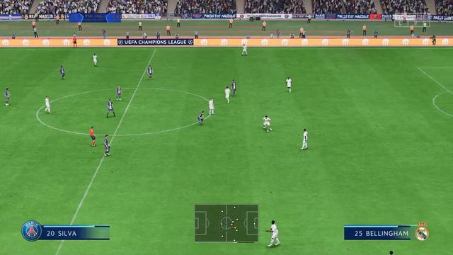 FIFA 23 - Real Madrid Vs. PSG - Mbappe & Bellingham Vs. Bernardo Silva & Asensio - Full Match