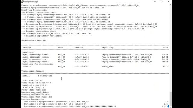 MySQL Database Installation On RHEL 6 смотреть онлайн