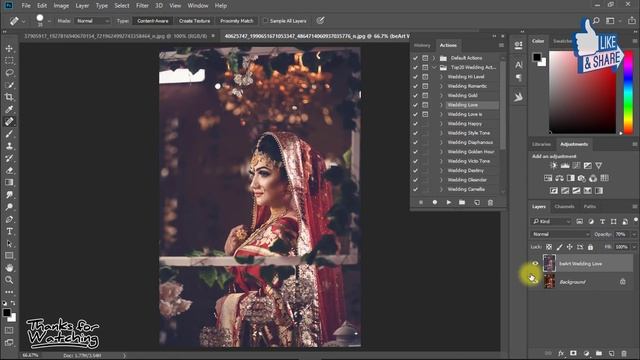 TOP-20 Professional Wedding Photography Effects in Photoshop Actions смотреть онлайн