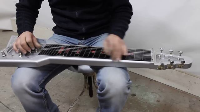 Russian Lap steel Гагарин guitar смотреть онлайн