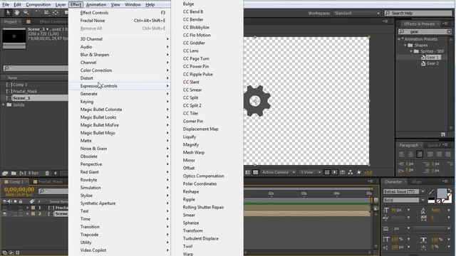 Создание пиксельного перехода с Displacement Map (2RogerThat - Уроки по After Effects) смотреть онлайн