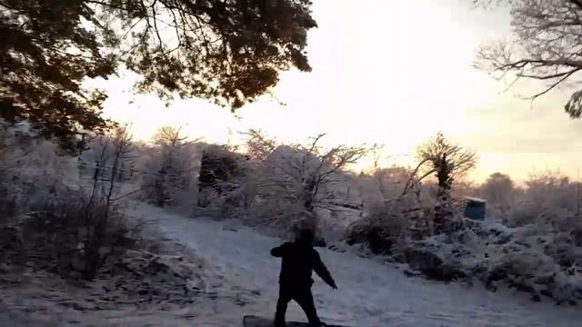 Самодельный СНОУБОРД. Обзор. Испытания. смотреть онлайн