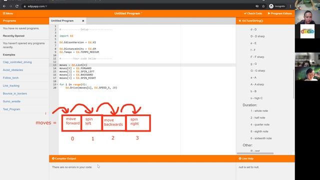 Edison Robot Programming | Lesson 9 | 08-Sep-2021 смотреть онлайн