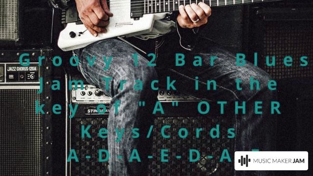 groovy 12 bar blues jam track in A смотреть онлайн