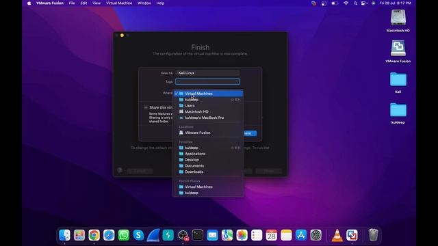 how to install kali linux on macbook pro m2 | vmware fusion смотреть онлайн