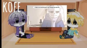 ⛓️реакция дрима и Найта на видео про андертейл⛓️