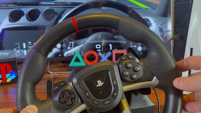 HOW TO adjust the settings on your Hori Racing Wheel Apex PS5. Sensitivity, Dead Zones, Pedals смотреть онлайн