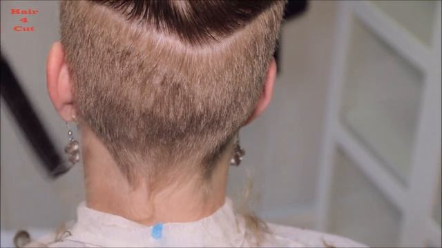 2017-43 Jana preview - long red curls buzzed very short смотреть онлайн