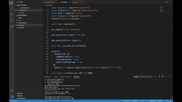 MERN Stack Authentication: 7. Connecting to the Database смотреть онлайн
