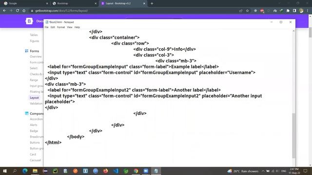 Bootstrap Tutorial : What are Bootstrap 5 Breakpoints? | How to apply breakpoints смотреть онлайн