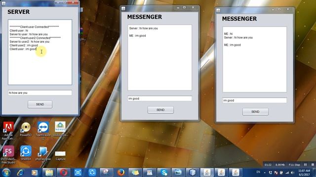 TCP Server and multiClient socket programming in java netbeans смотреть онлайн
