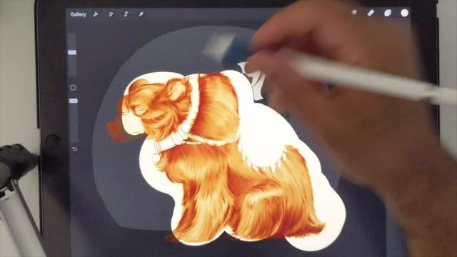 Easy way to Color a Black & White Drawing or Sketch in Procreate | Simple Step by Step Tutorial смотреть онлайн
