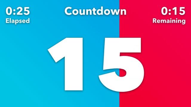 40 Second Timer with Voice Countdown смотреть онлайн