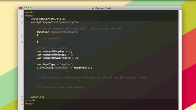 Learn to Code - Epilogue - Best Practices смотреть онлайн