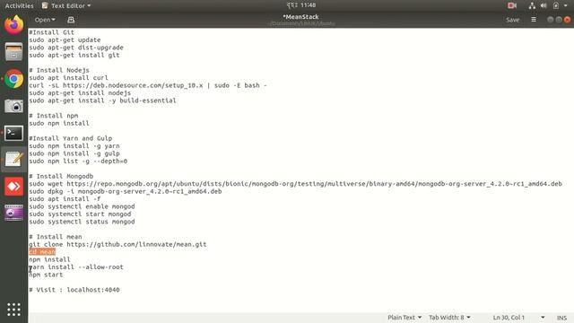 I Will Do MeanStack Install Into Linux смотреть онлайн