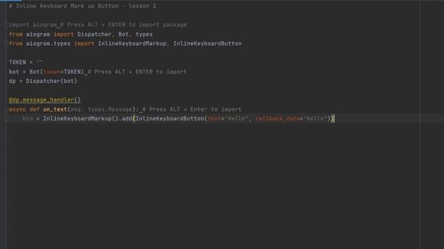 Мастерим Inline-клавиатуру в Python с помощью Aiogram: Лайфхаки на Русском, Английском и Узбекском! смотреть онлайн