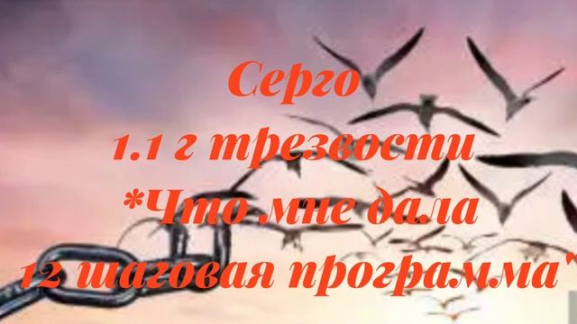 Серго, алкоголик,1.1 г тр Дом. группа: Мужская группа , : *Что мне дала 12 шаговая программа" смотреть онлайн