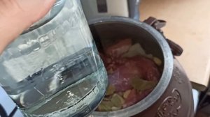 Тушёнка классическая в афганском казане. Из свинины