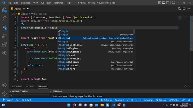 ?? ReactJS Tutorial for Beginners #54 || Material UI || How to Change MUI TextField’s Border Color смотреть онлайн