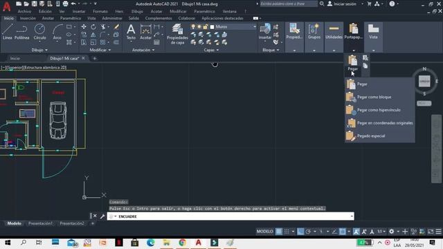 Pegado Especial Comando de Investigación AutoCAD смотреть онлайн