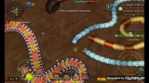 Огромная змейка | прохождение игры | Маленькая Большая змея #мультикигра  #змейка  litlebigsnake