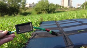 Реальный тест солнечной панели allpowers 100W