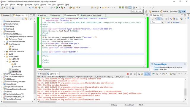 JSP (Java Server Pages) Introduction | JSP | @TechRanch смотреть онлайн