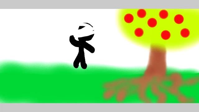 рисунок в Paint 3D "теплая осень" рисует ребенок 8 лет смотреть онлайн