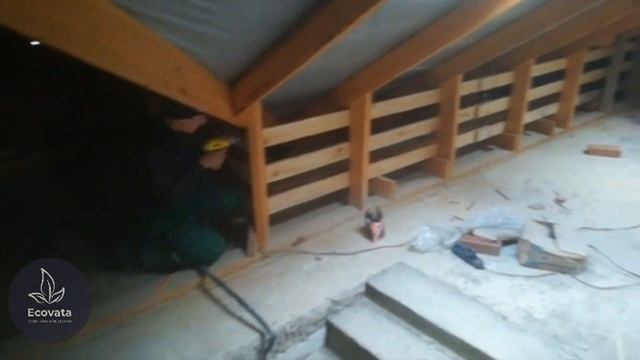 Подготовка к УТЕПЛЕНИЮ МАНСАРДЫ, как утеплить крышу, ЭКОВАТА смотреть онлайн