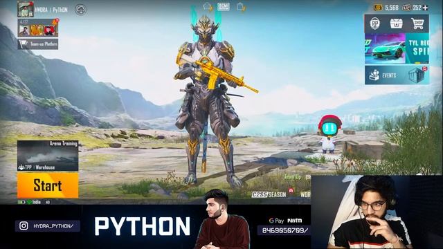 ? H¥DRA | PYTHON || TEAM HYDRA GETTING READY BMOC LET'S GO || HTRP ON LOCO AT 7:00 PM || смотреть онлайн
