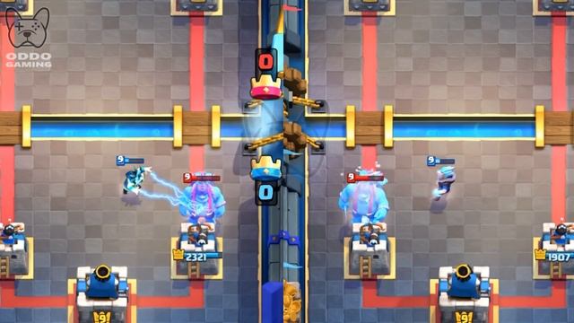 ELECTRO WIZARD VS ICE WIZARD - CLASH ROYALE BATTLE #9 смотреть онлайн