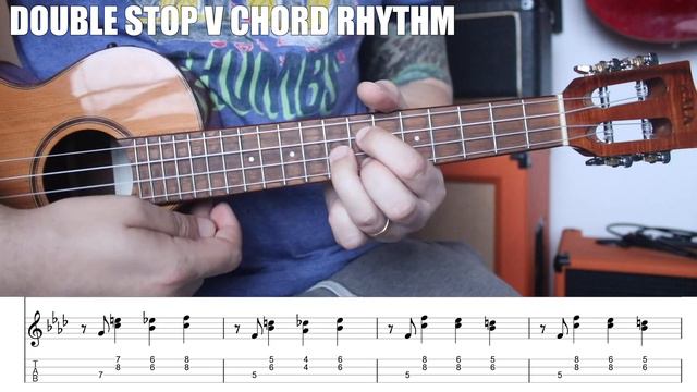 Green Onions - Booker T. & the M.G.s - Ukulele Tutorials with tabs, play-along solo смотреть онлайн