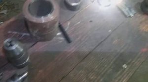 Патрон на сверлильном станке 2м112(3часть)