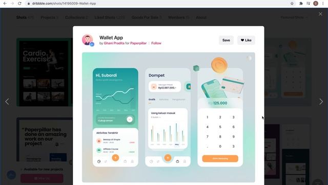 Best designers Dribble UI inspiration смотреть онлайн