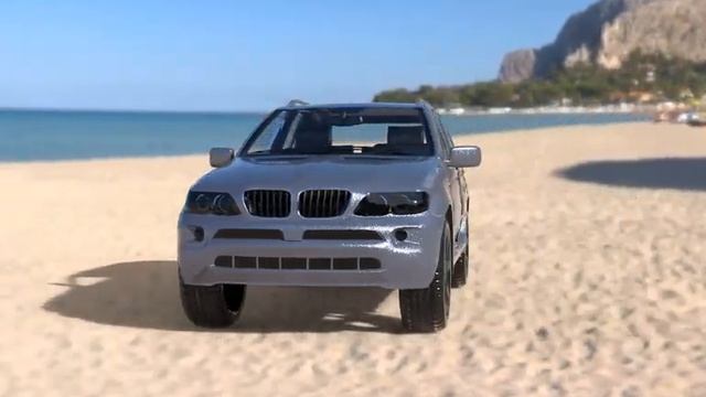 BMW X5 E53 - 3D MODEL KeyShot AutoCad смотреть онлайн